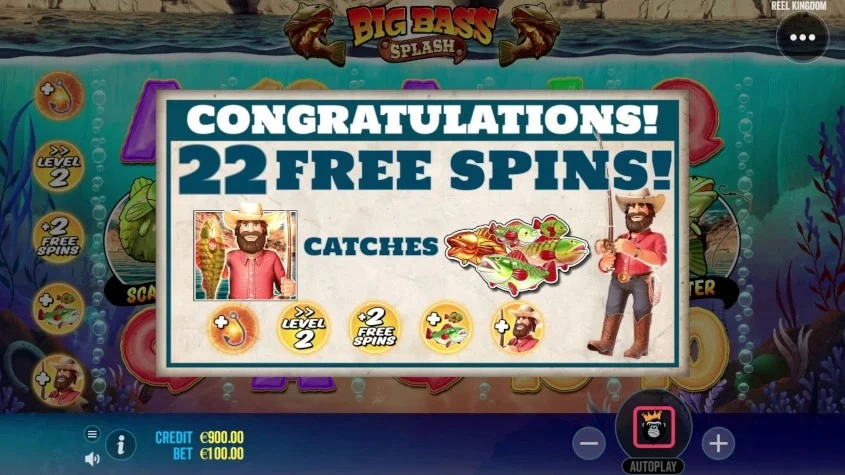 Big Bass Splash free spins